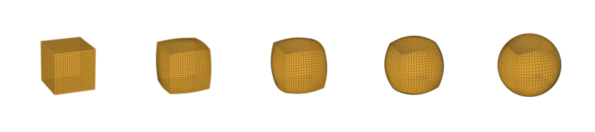 The cube and the sphere are homeomorphic