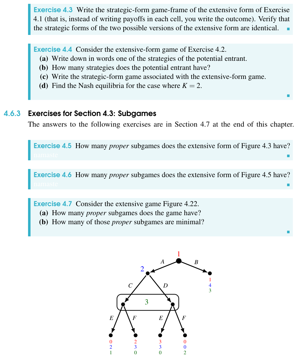 The game of Exercise 4.7